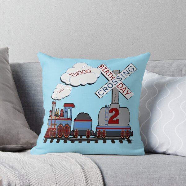Item preview, Birthday 2 Year Old Railroad Crossing Design Train designed and sold by tamdevo1.