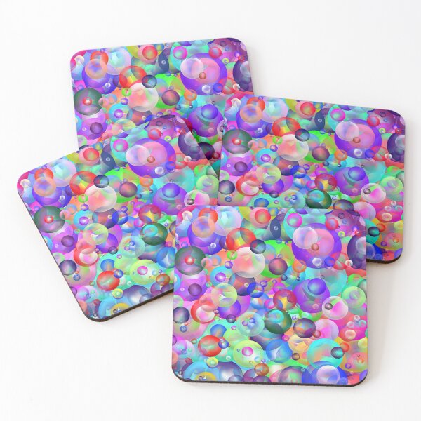 Item preview, Colorful Rainbow Bubble Pattern designed and sold by Deborah Camp.