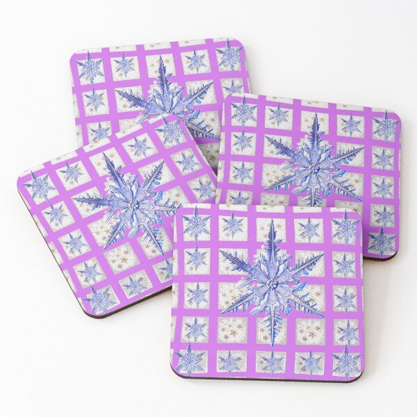Item preview, DECORATIVE LILAC PURPLE PATTERN SNOWFLAKE ART  designed and sold by sharlesart.
