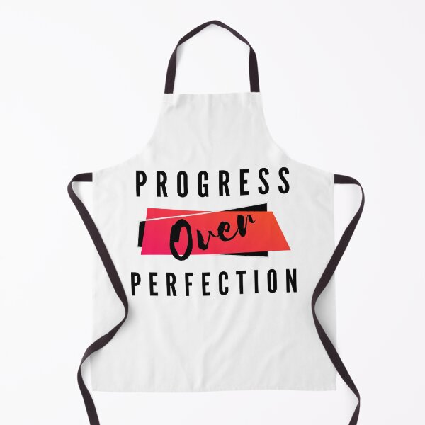 Item preview, Progress Over Perfection, Motivational Slogan designed and sold by Lekrock.