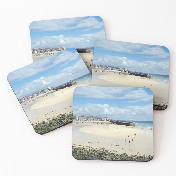 Item preview, The Harbour at Low Tide, St Ives, Cornwall designed and sold by Carolyn Eaton.