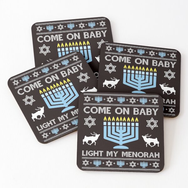 Item preview, Come on baby light my Menorah funny Hanukkah designed and sold by Gifty Rifty.