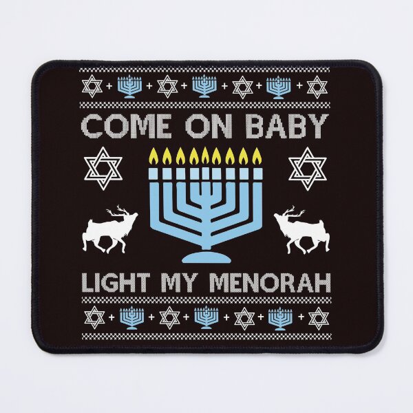 Item preview, Come on baby light my Menorah funny Hanukkah designed and sold by Gifty Rifty.