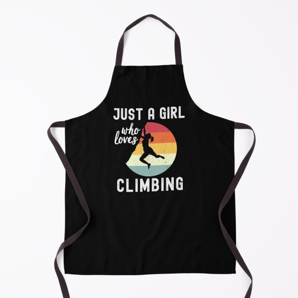 Item preview, Just A Girl Who Loves Climbing designed and sold by geniusshirtsss.