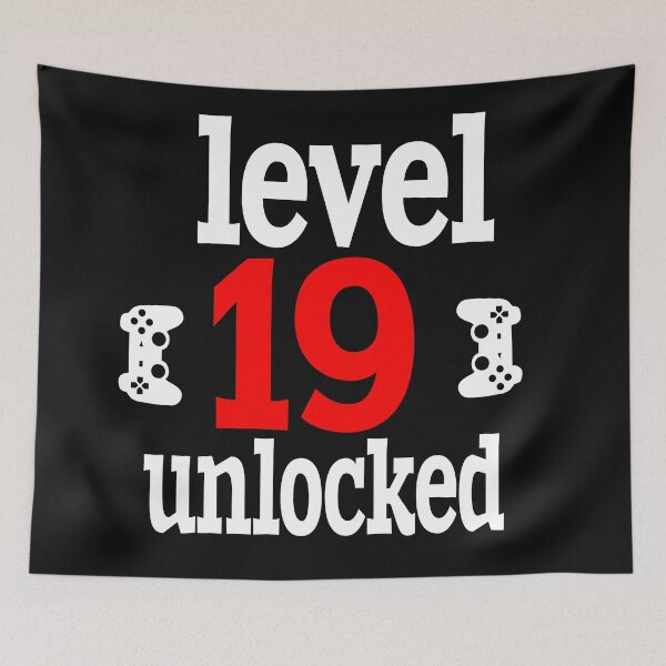 Item preview, LEVEL 19 UNLOCKED. designed and sold by leicha.