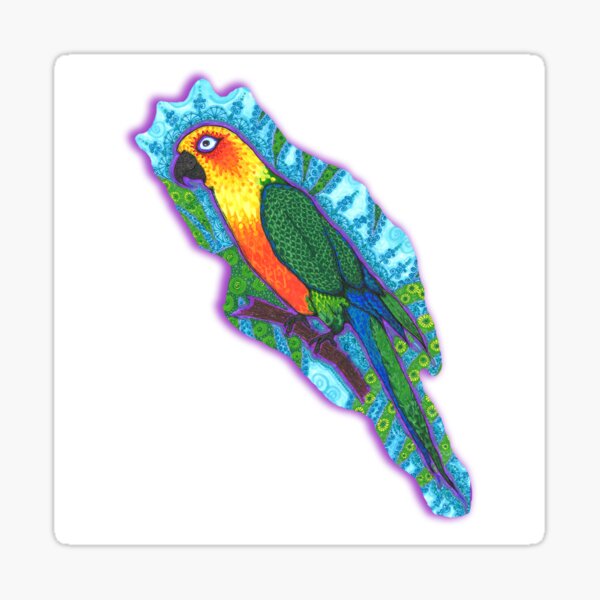 Ronnell's Parrot Sticker