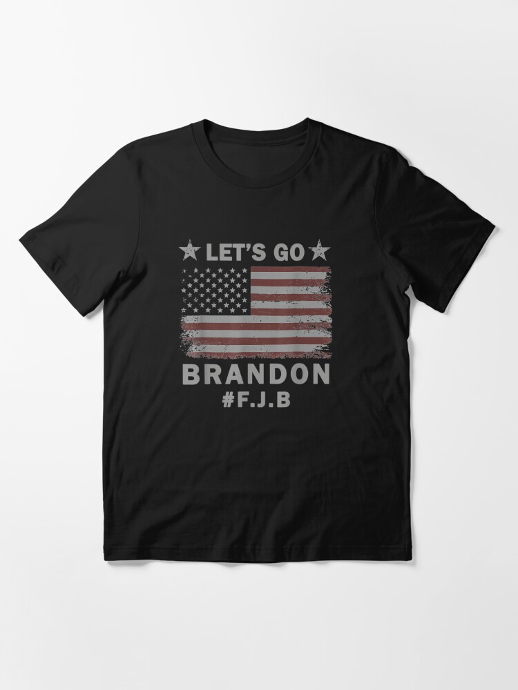 Lets Go Brandon US Flag Conservative Anti Liberal Anti Biden Logo
