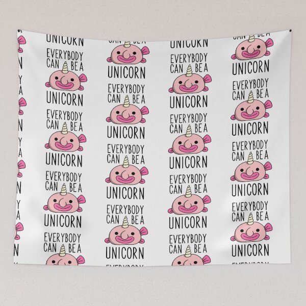 Item preview, Unicorn blobfish designed and sold by PeppaThePenguin.