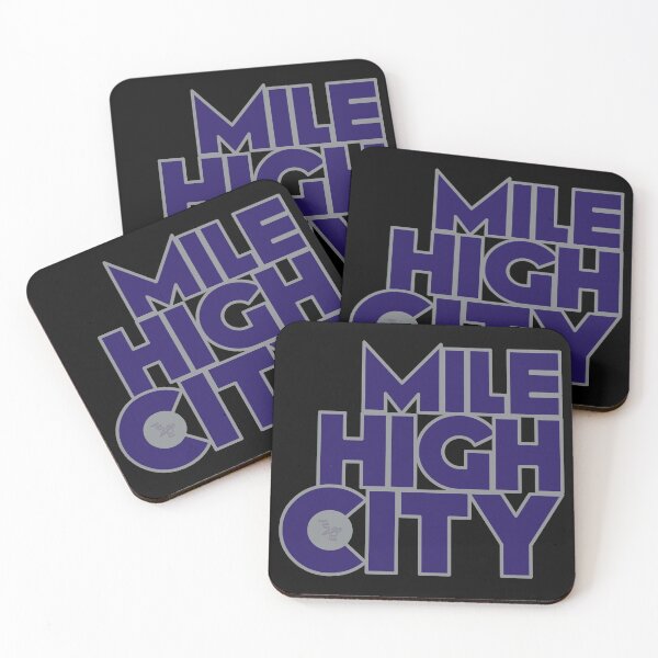 Item preview, Mile High City Typography - Purple & Silver designed and sold by that5280lady.