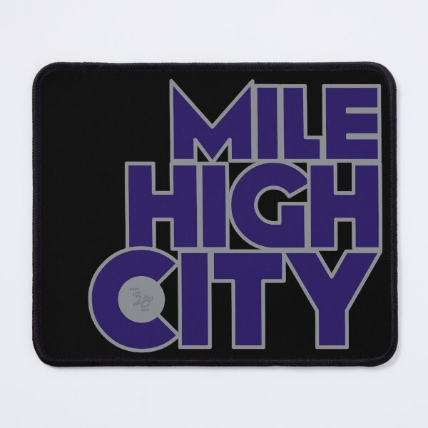 Item preview, Mile High City Typography - Purple & Silver designed and sold by that5280lady.