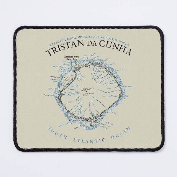 Item preview, Tristan da Cunha - Vintage Map designed and sold by Lidra Zehcnas.