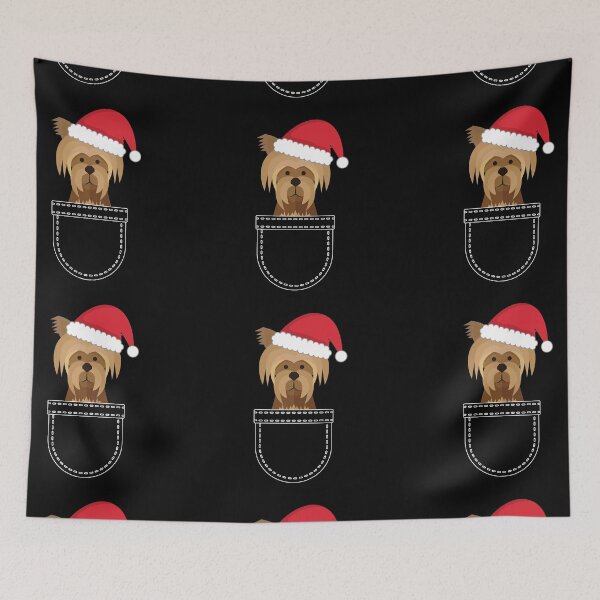 Item preview, Dog in pocket, cute santa claus designed and sold by VGdigital.