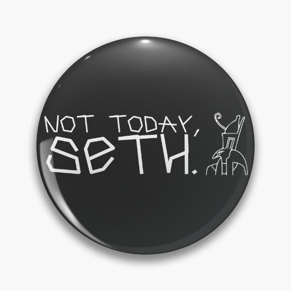 Item preview, Not today, Seth. (white) | Funny | Egyptian God designed and sold by iwaya-bazaar.