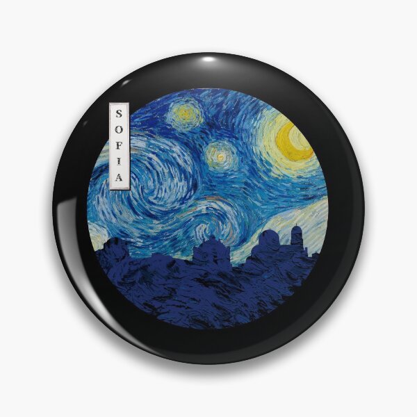 Item preview, Sofia Starry Night Van Gogh Circle designed and sold by DFerraz.