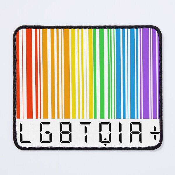Item preview, LGBTQIA+ barcode designed and sold by PegFollyDesigns.