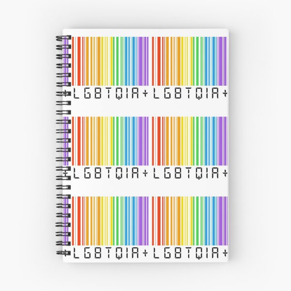 Item preview, LGBTQIA+ barcode designed and sold by PegFollyDesigns.