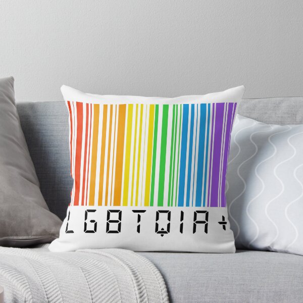 Item preview, LGBTQIA+ barcode designed and sold by PegFollyDesigns.