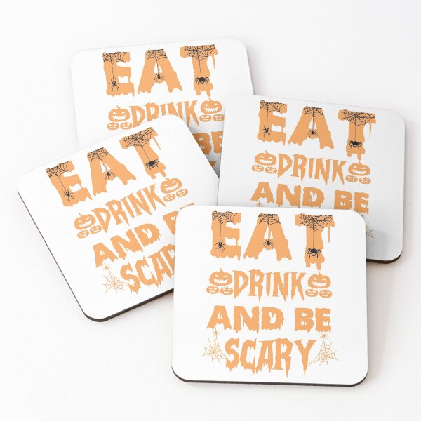 Item preview, eat drink and be scary designed and sold by ARTgallaty0801.