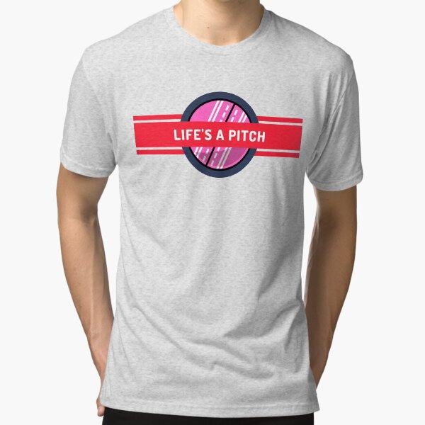 Life's Like A Cricket Pitch Tri-blend T-Shirt
