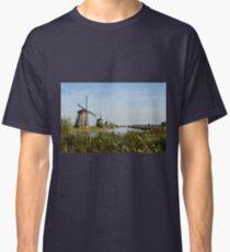 The windmills of Kinderdijk Classic T-Shirt