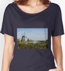 The windmills of Kinderdijk Women's Relaxed Fit T-Shirt