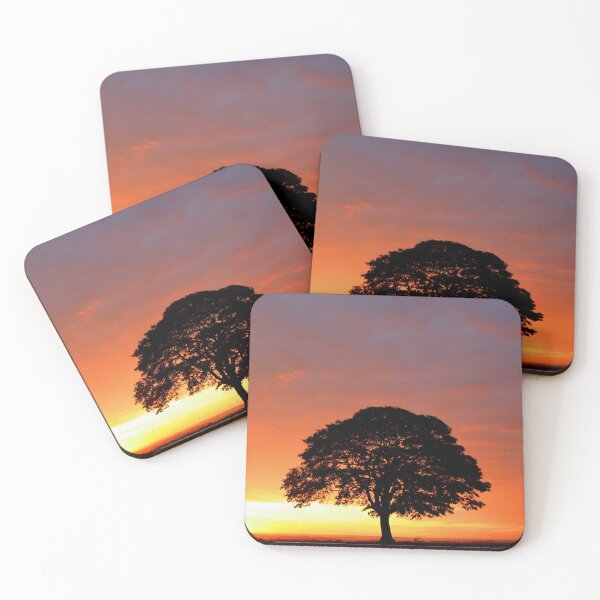 Item preview, Digital Photograph of tree silhouette against a dramatic sunrise designed and sold by SimonJohnson1.