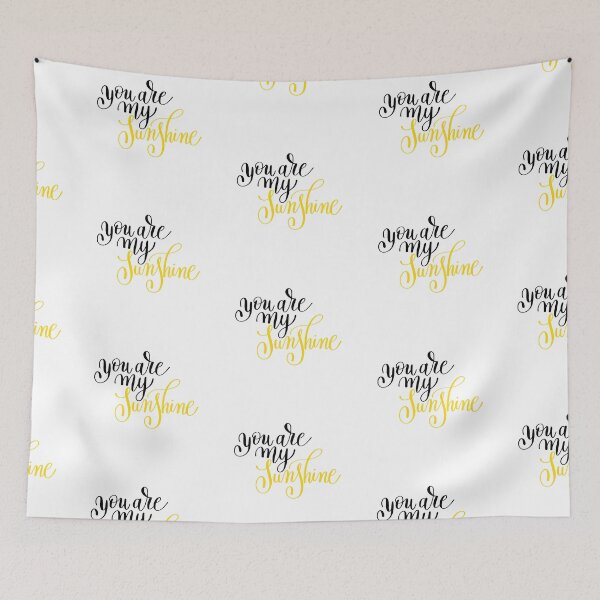 Item preview, You are my Sunshine Handwritten Lettering designed and sold by WearWolfDesigns.