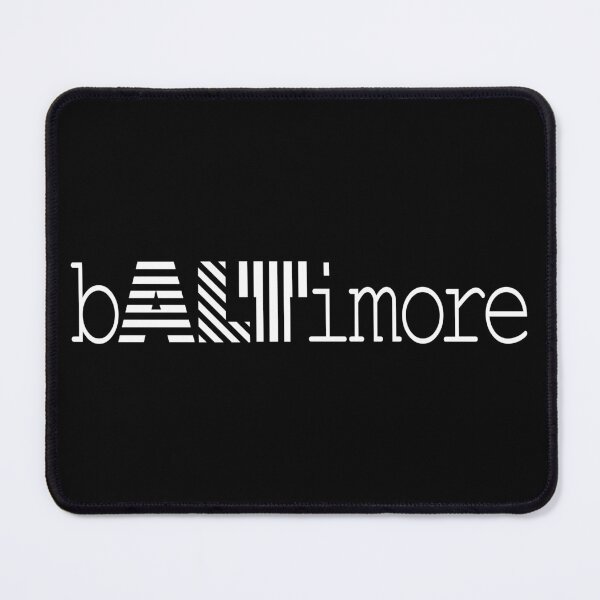 Item preview, bALTimore White With Stripes on Dark designed and sold by floor3design.