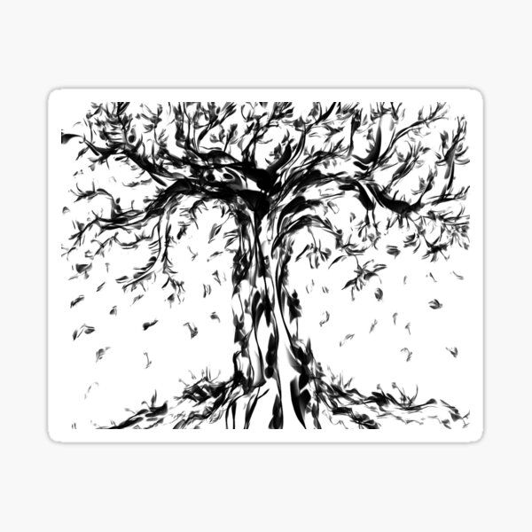 Whimsical Tree Sticker