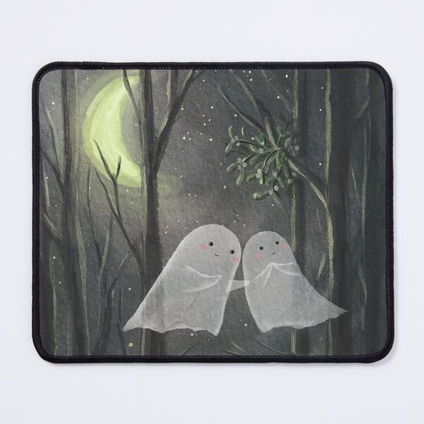 Item preview, Cute ghosts in the moonlight  designed and sold by Anya Illustration Studio.