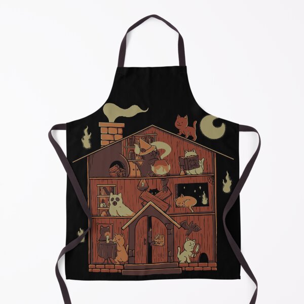Item preview, Haunted House Cat Ghost Blackmagic by Tobe Fonseca designed and sold by Tobe Fonseca®.