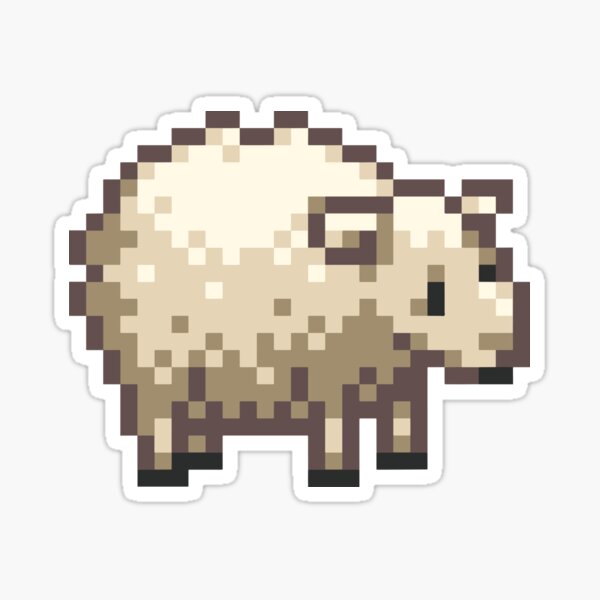 "Stardew Valley Sheep" Sticker for Sale by johnki Redbubble