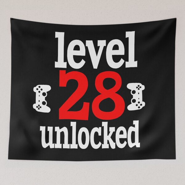 Item preview, LEVEL 28 UNLOCKED. designed and sold by leicha.