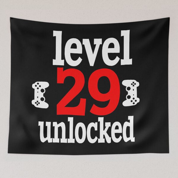 Item preview, LEVEL 29 UNLOCKED. designed and sold by leicha.