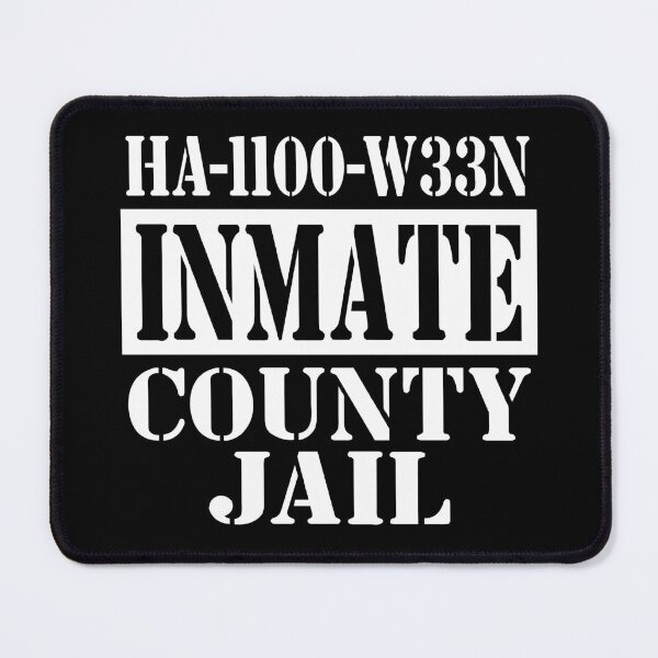 Item preview, Prisoner Inmate County Jail Halloween costume, HA1100W33N Funny Halloween Costume designed and sold by ARTsPlural.