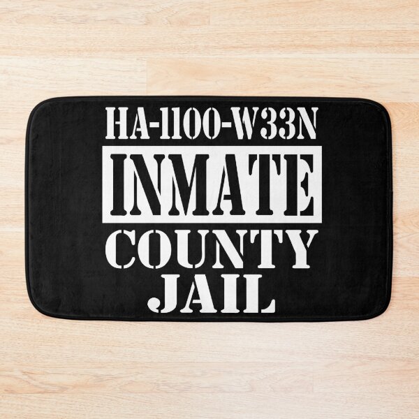 Item preview, Prisoner Inmate County Jail Halloween costume, HA1100W33N Funny Halloween Costume designed and sold by ARTsPlural.