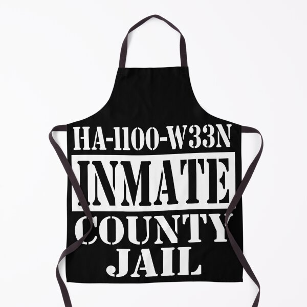 Item preview, Prisoner Inmate County Jail Halloween costume, HA1100W33N Funny Halloween Costume designed and sold by ARTsPlural.