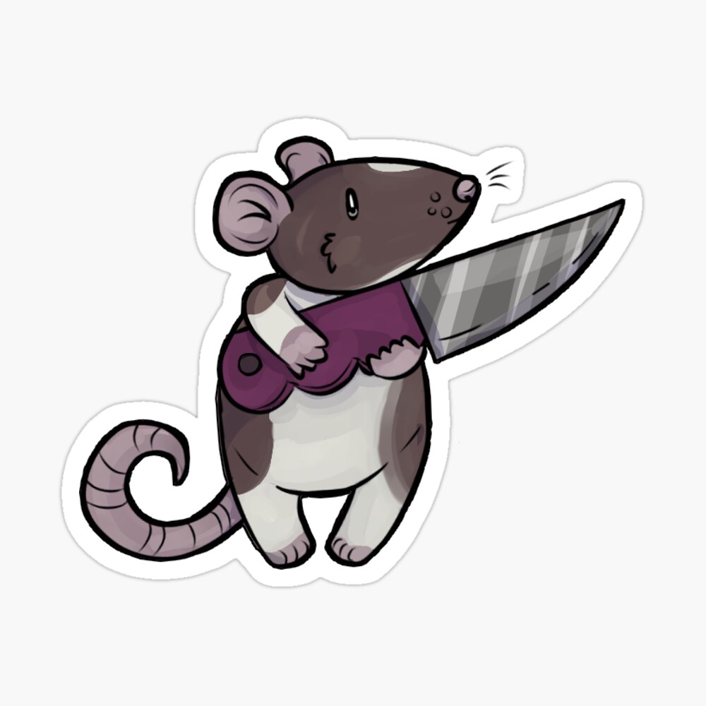 Fancy Knife Sticker by ratbb