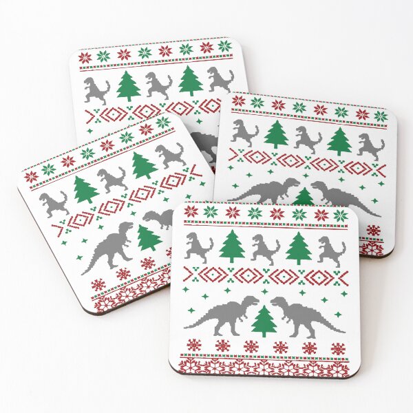 Item preview, Trex dinosaur Ugly Christmas Sweater Design Funny Trex Xmas designed and sold by Rabbitti.