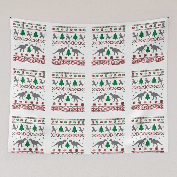 Item preview, Trex dinosaur Ugly Christmas Sweater Design Funny Trex Xmas designed and sold by Rabbitti.