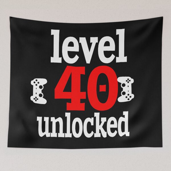 Item preview, LEVEL 40 UNLOCKED. designed and sold by leicha.
