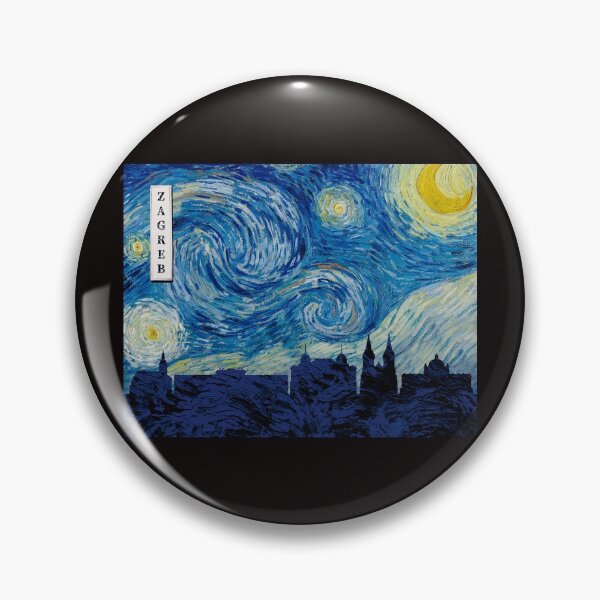 Item preview, Zagreb Van Gogh Starry Night designed and sold by DFerraz.