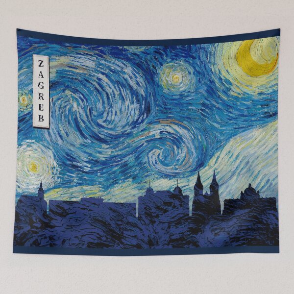 Item preview, Zagreb Van Gogh Starry Night designed and sold by DFerraz.