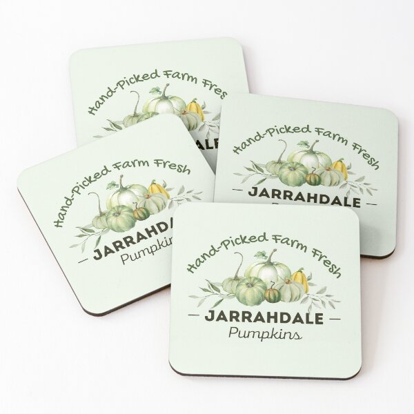 Item preview, Hand Picked Farm Fresh Jarrahdale Pumpkins | Green Watercolor Pumpkin designed and sold by MiaDelelai.