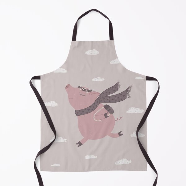 Item preview, Cute Pig Dreamer with a small backpack designed and sold by katiamelnik.