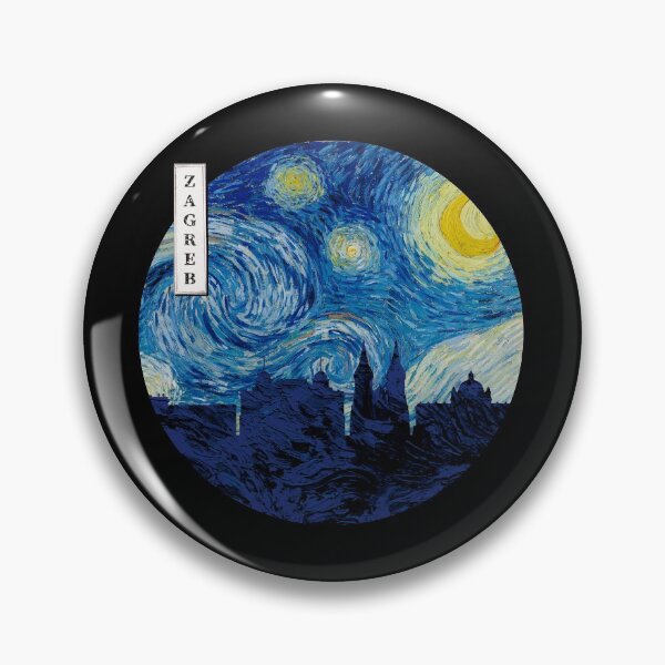 Item preview, Zagreb Starry Night Van Gogh Circle designed and sold by DFerraz.