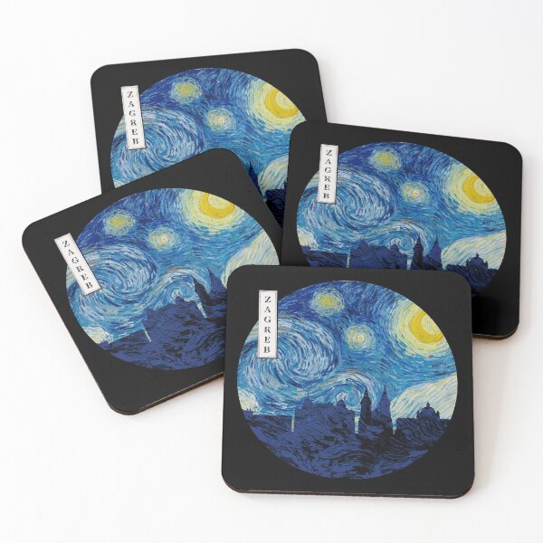 Item preview, Zagreb Starry Night Van Gogh Circle designed and sold by DFerraz.