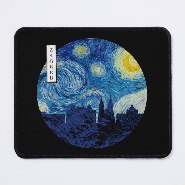 Item preview, Zagreb Starry Night Van Gogh Circle designed and sold by DFerraz.