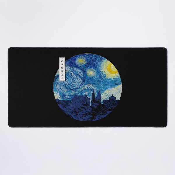 Item preview, Zagreb Starry Night Van Gogh Circle designed and sold by DFerraz.