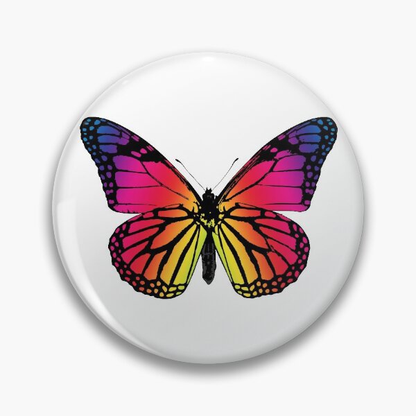Item preview, Hermoso diseño de mariposa monarca arco iris designed and sold by Design-by-DM.